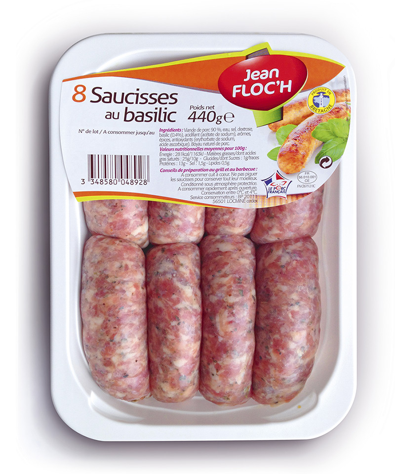  la saucisse au basilic