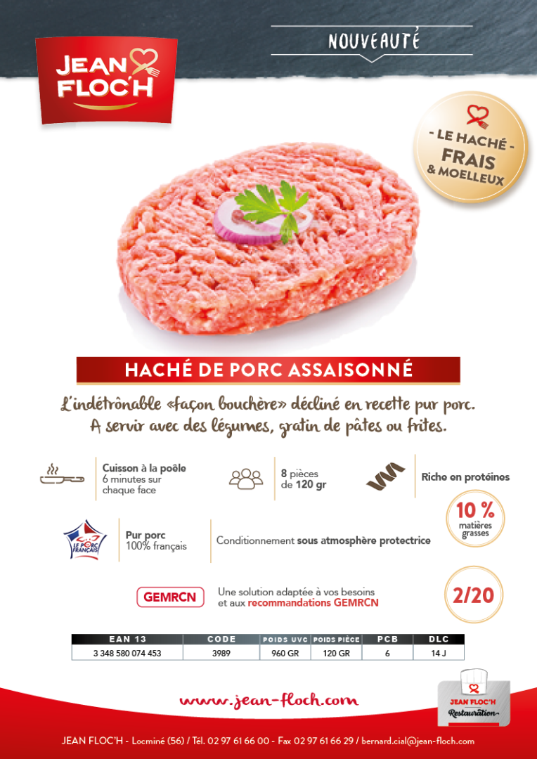 haché de porc JEAN FLOC'H