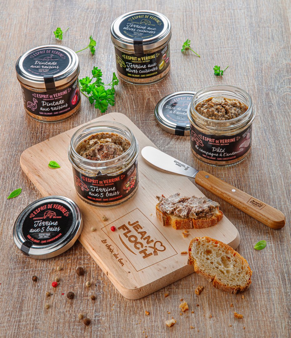 gamme de pate esprit de verrine jean Floc'h